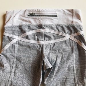 Lululemon Cropped Run Leggings, size 2